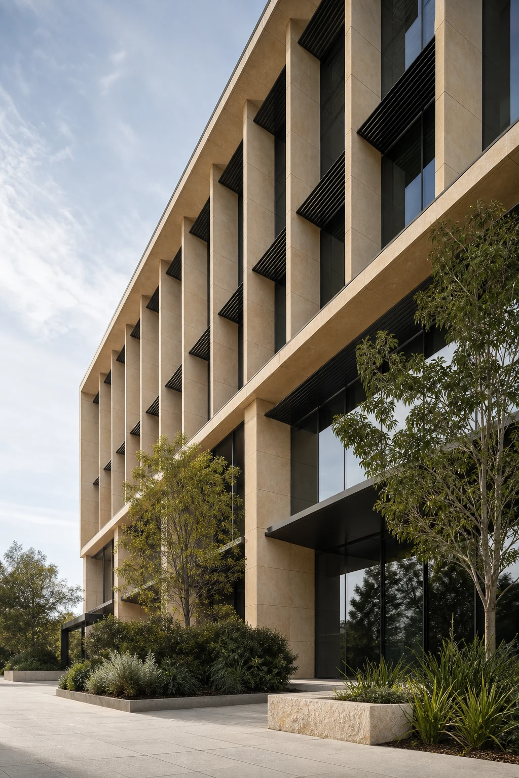 Contemporary commercial building.